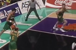 大鲨鱼不仅是在NBA赛场无人能挡，在国际赛场上也是无敌啊！